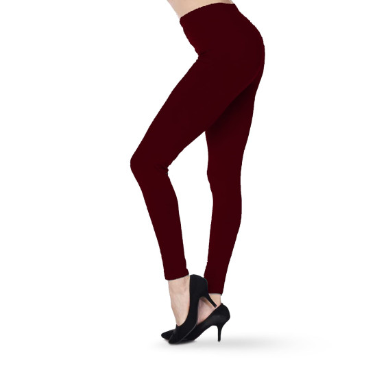 maroon Leggings